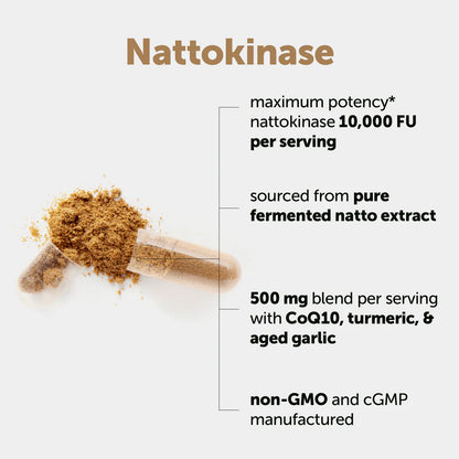Nattokinase 10,000 FU — Clinical-Dose Cardiovascular Support